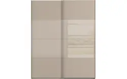 Goossens kledingkast finca combi glans mat glas bruin hoogwaardig meubelplaat - 8244429-{merk}-finca-combi-sts-bruin-schuifdeuren-02